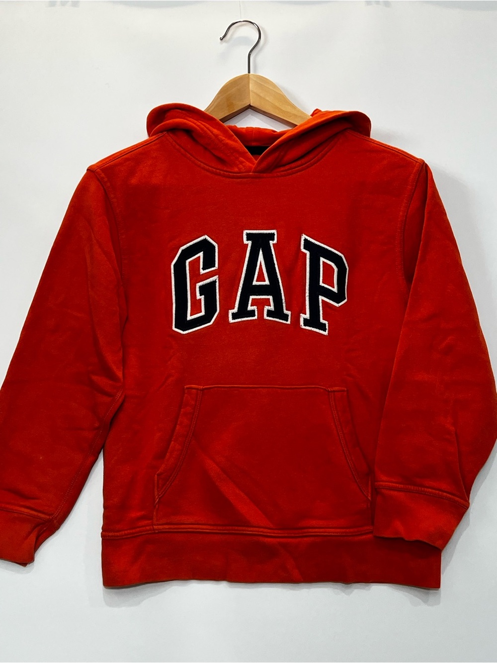 GAP Bright Red Kids Hooded Sweatshirt with Logo
